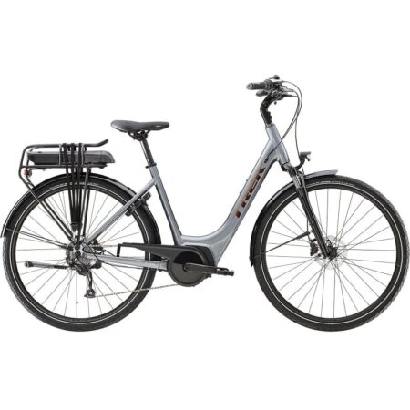 Trek Verve+ 1 Lowstep Shimano Tourney/Altus 8V 300Wh Wh Gris 2023